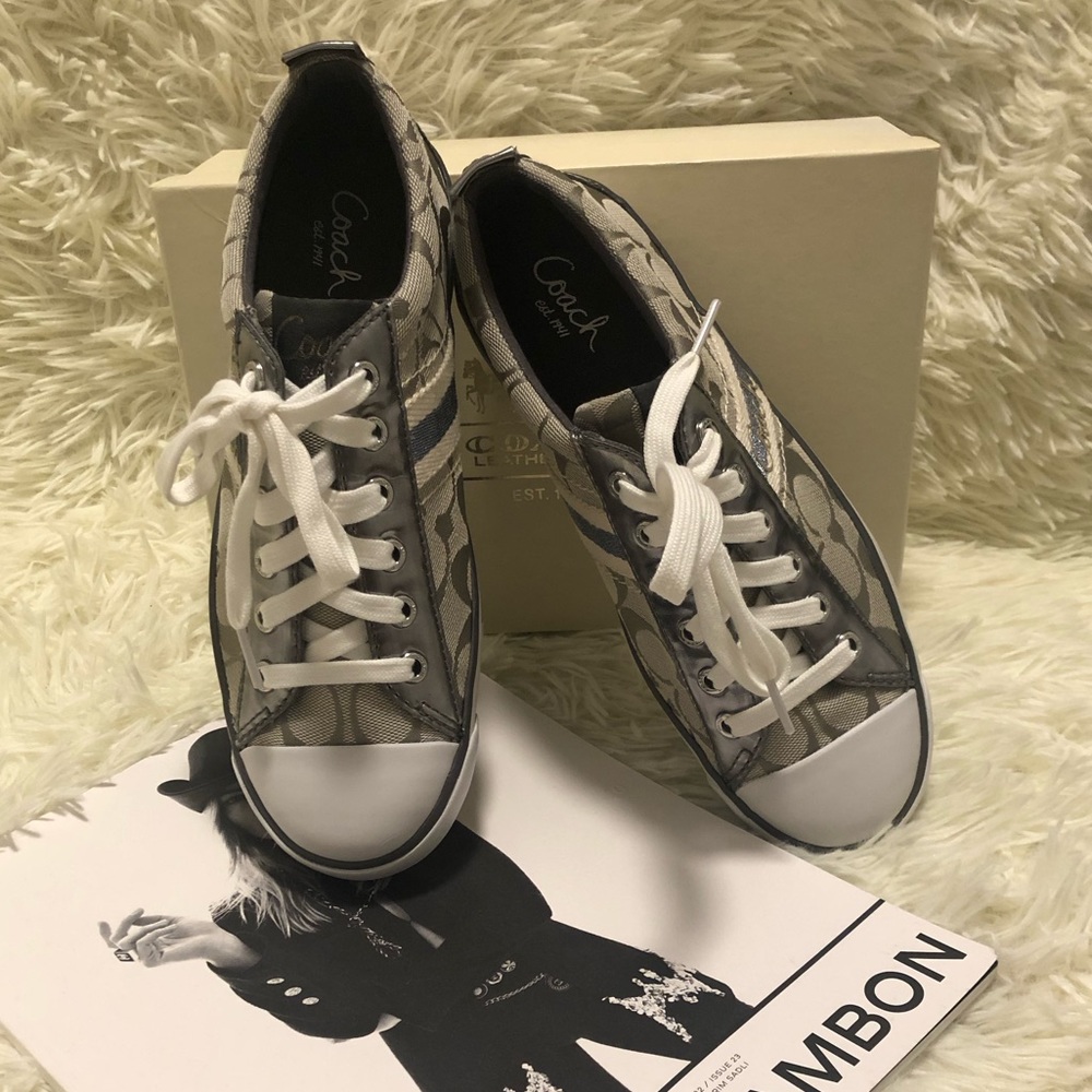 Coach Sneakers (Free YSL Lipstick & Louis Vuitton Table Book)
